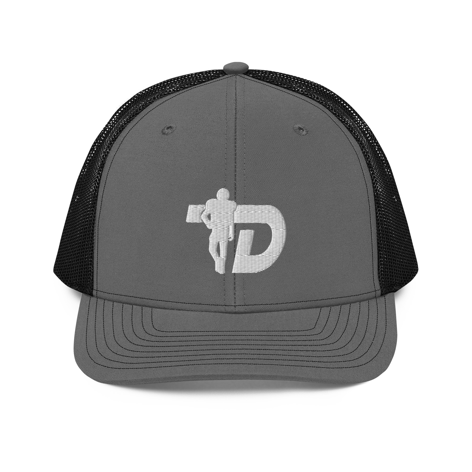 Hat - Trucker Cap - TD White Logo - Image 4