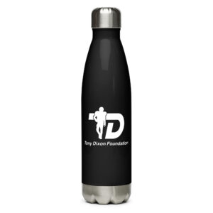 Water Bottle - Stainless steel - Classic White TDF24 Logo